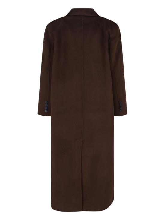 26SS 더프랭키샵 GAIA 가이아 더블 브레스티드 코트 GAIA DOUBLE BREASTED COAT DARK BROWN Brown - THE FRANKIE SHOP