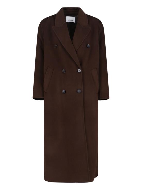 26SS 더프랭키샵 GAIA 가이아 더블 브레스티드 코트 GAIA DOUBLE BREASTED COAT DARK BROWN Brown