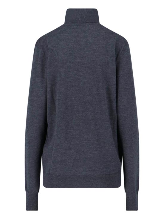 26SS 더프랭키샵 스웨터 EVE THIN TURTLENECK SWEATER DARK GREY MELANGE Grey - THE FRANKIE SHOP
