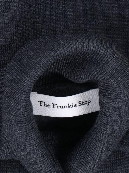 26SS 더프랭키샵 스웨터 EVE THIN TURTLENECK SWEATER DARK GREY MELANGE Grey - THE FRANKIE SHOP