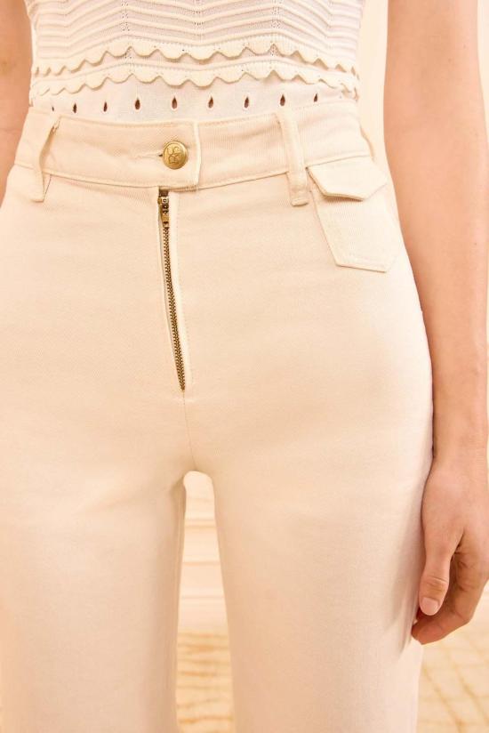  울라 존슨 데님 팬츠 UJ9904080 AS SHOWN - ULLA JOHNSON
