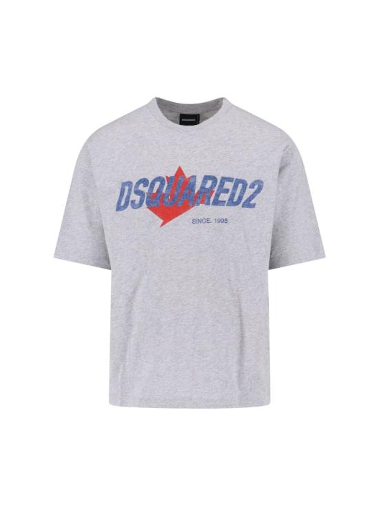  디스퀘어드2 반팔 티셔츠 Dsquared2 크루넥  (회색)