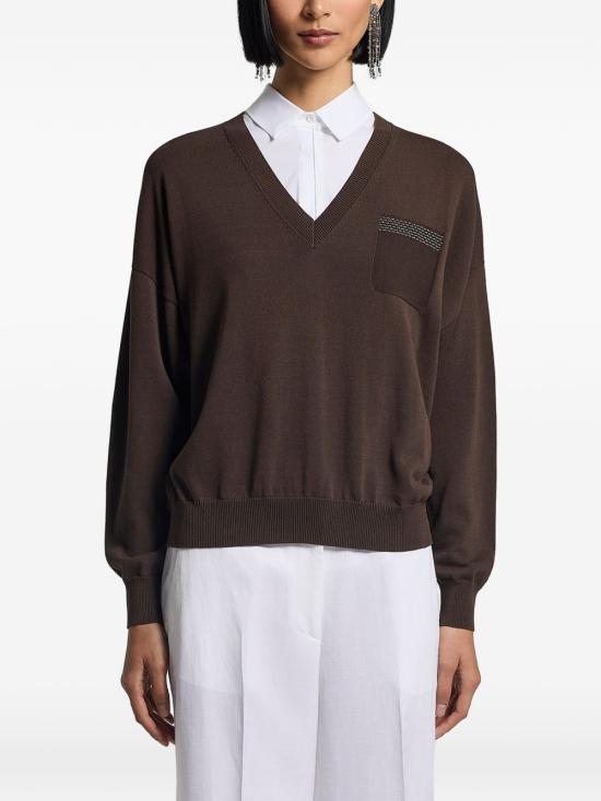26SS 페세리코 스웨터 A99067F12 9173I51I Marrone