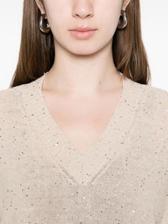 26SS 안토넬리 피렌체 스웨터 41778Q01625 20120 Beige - ANTONELLI FIRENZE