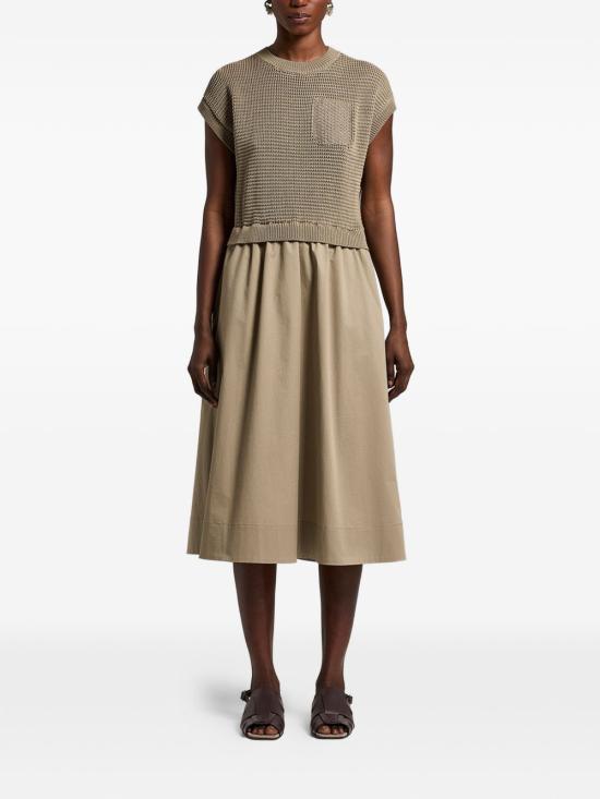 26SS 페세리코 미디 원피스 A82139F07 9312C36C Verde