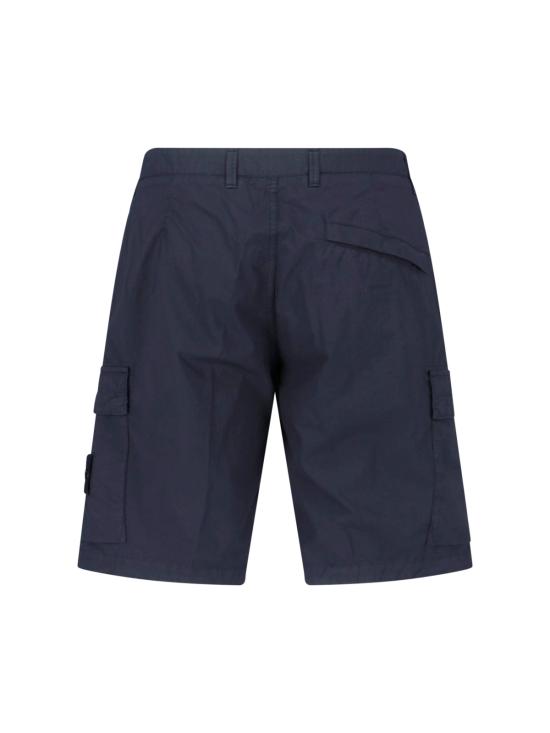 26SS 스톤 아일랜드 스트레치 코튼 텔라 파라슈트 카고 쇼츠 L1S15L100020S0003 V0020 - STONE ISLAND