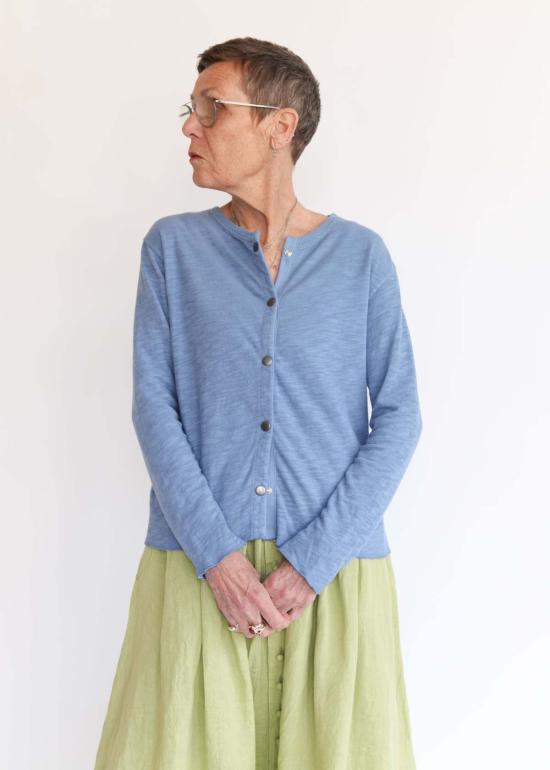  일레븐 스티치 가디건 크롭  리플렉션 - ELEVEN STITCH