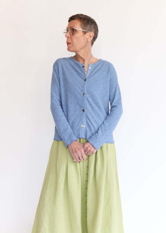  일레븐 스티치 가디건 크롭  리플렉션 - ELEVEN STITCH