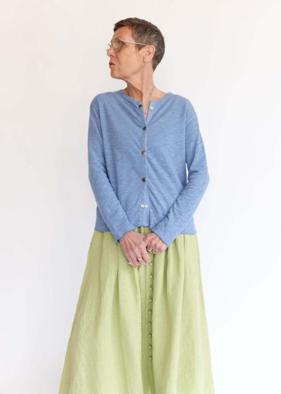  일레븐 스티치 가디건 크롭  리플렉션 - ELEVEN STITCH