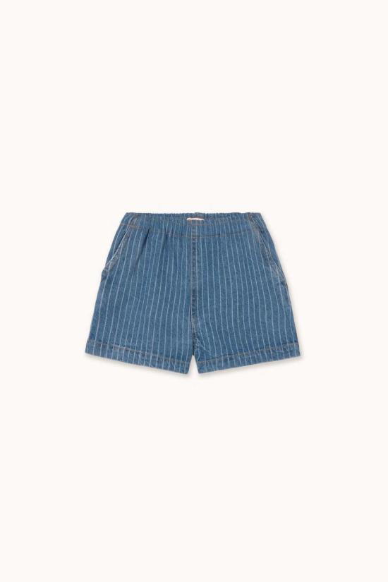  [키즈] 타이니코튼 데님 숏팬츠 아동용 스트라이프 데님 반바지