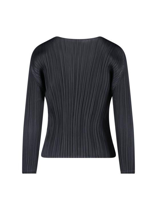 26SS 플리츠플리즈 스웨터 PP66JK121 15 Black - PLEATS PLEASE