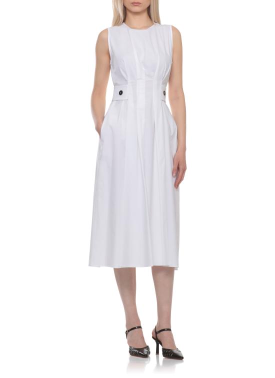 26SS 안토넬리 피렌체 미디 원피스 LEX Q6723020 White - ANTONELLI FIRENZE