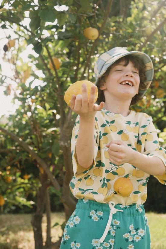  [키즈] 타이니코튼 티셔츠 키즈  오렌지 립 티셔츠 - TINYCOTTONS