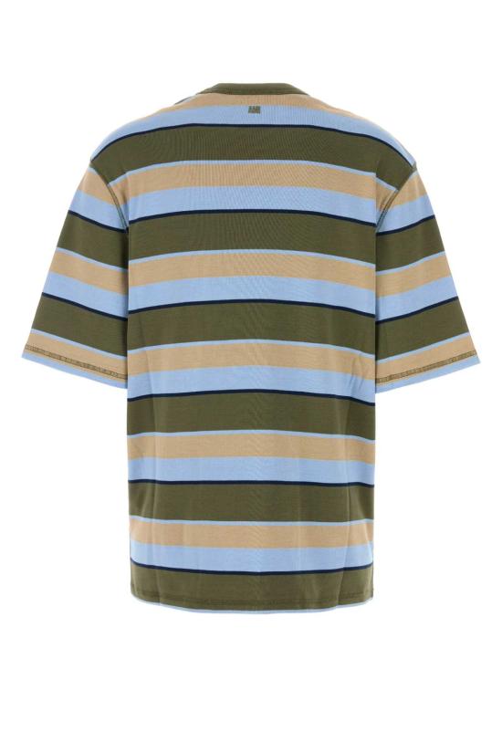 26SS 아미 반팔 티셔츠 UTS369JE0209 A073 Stripped - AMI