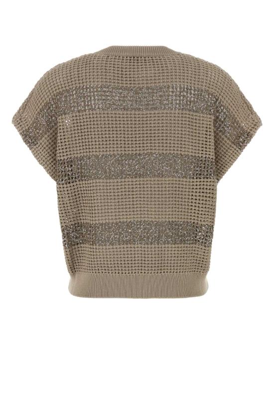 26SS 브루넬로 쿠치넬리 스웨터 M58772820 CKH72 Stripped - BRUNELLO CUCINELLI