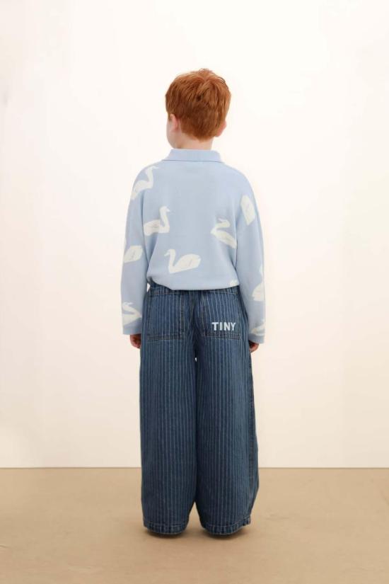  [키즈] 타이니코튼 팬츠 키즈 스트라이프 데님 - TINYCOTTONS