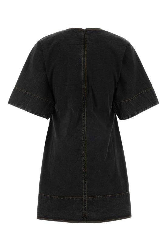 26SS 가니 미디 원피스 W0793 099 Black - GANNI