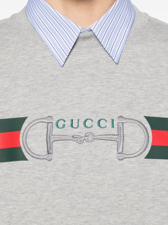  구찌 스웨터 코튼  그레이 - GUCCI