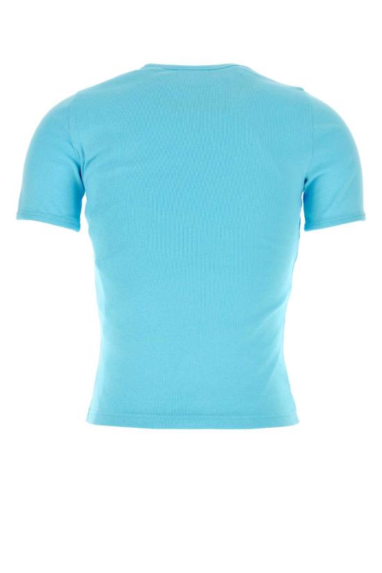 26SS 쿠레쥬 반팔 티셔츠 125JTS017JS0203 7027 Light Blue - COURREGES