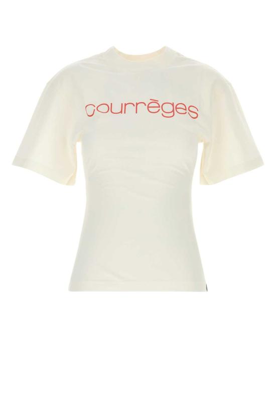 26SS 쿠레쥬 반팔 티셔츠 226JTS168JS0233 0001 White