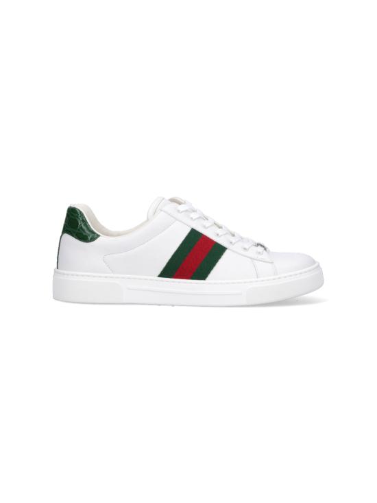 26SS 구찌 웹 스니커즈 757943 AACAG 9055 White