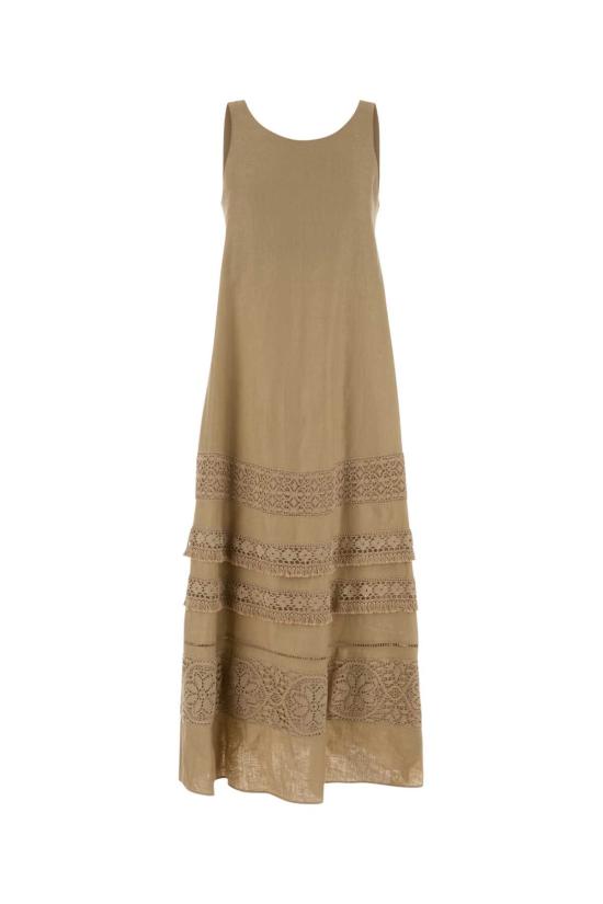 26SS 위켄드막스마라 롱 원피스 2615221033600 001 Beige o Tan