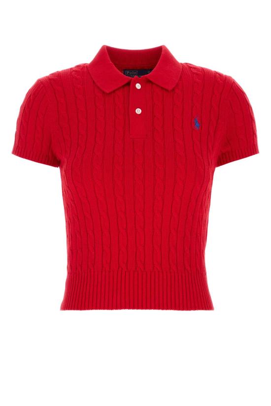 26SS 폴로 랄프로렌 폴로 티셔츠 211972118 502 Red