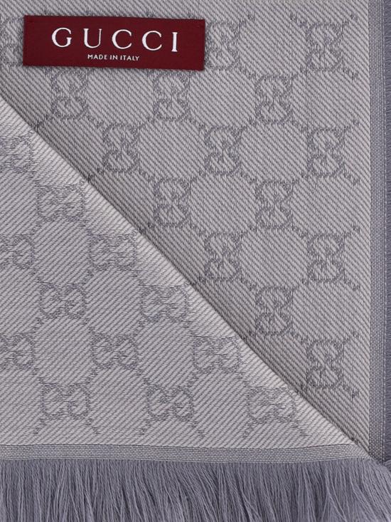 26SS 구찌 GG 울 스카프 848507 3G200 9969 White - GUCCI