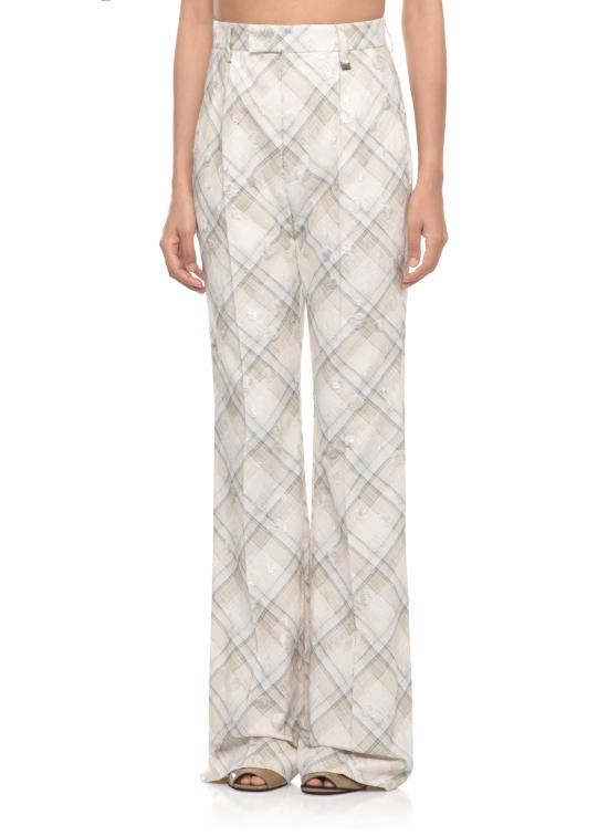 26SS 비비안웨스트우드 스트레이트 팬츠 1F010008 W01EGB208 Beige - VIVIENNE WESTWOOD
