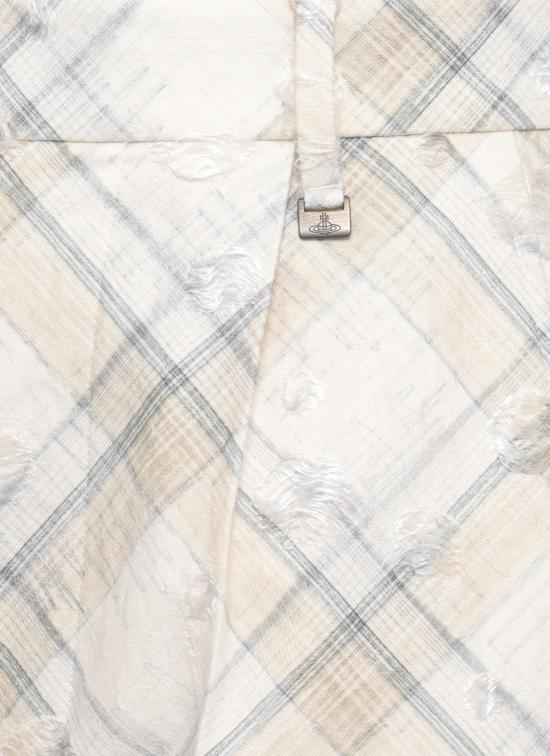 26SS 비비안웨스트우드 스트레이트 팬츠 1F010008 W01EGB208 Beige - VIVIENNE WESTWOOD