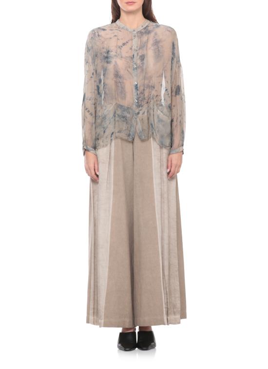 26SS 산크타무에르테 셔츠 S275 SAND SHELL PRINT Beige - SANCTAMUERTE