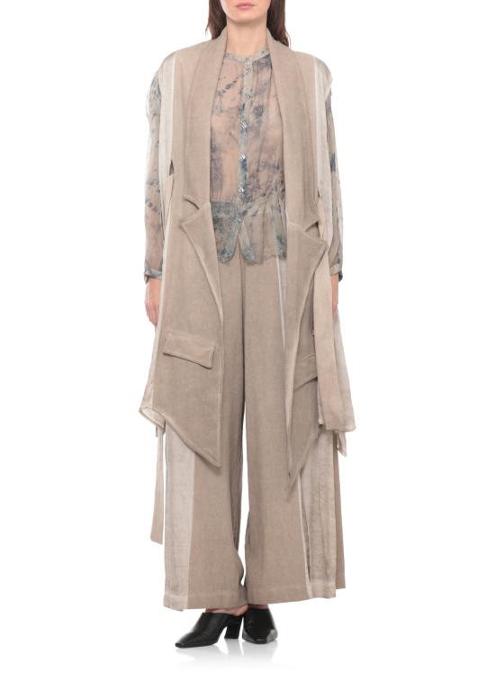 26SS 산크타무에르테 셔츠 S275 SAND SHELL PRINT Beige - SANCTAMUERTE