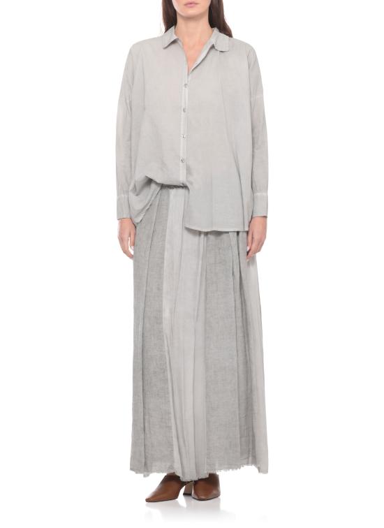 26SS 산크타무에르테 미디 스커트 S344 SILVER PEARL Grigio - SANCTAMUERTE