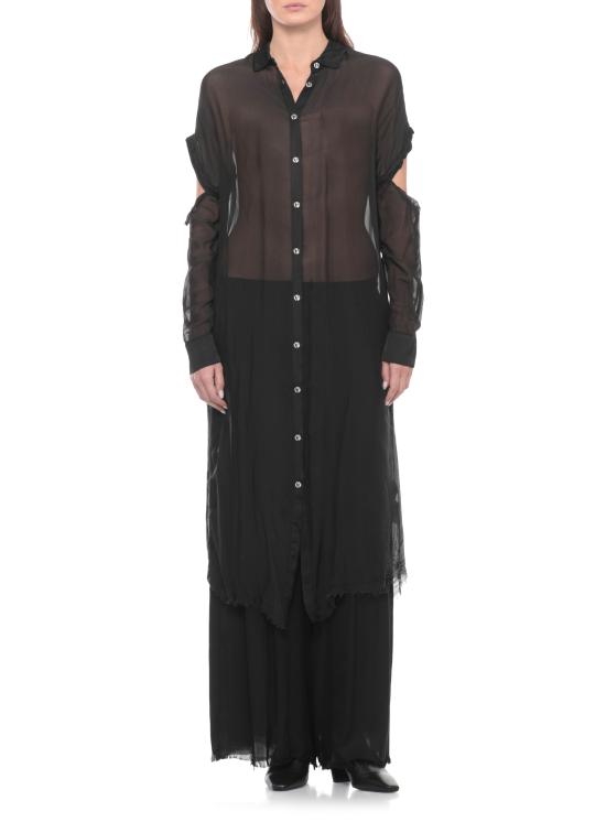 26SS 산크타무에르테 롱 원피스 S301 BLACK Nero - SANCTAMUERTE