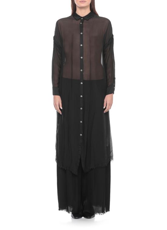26SS 산크타무에르테 롱 원피스 S301 BLACK Nero - SANCTAMUERTE