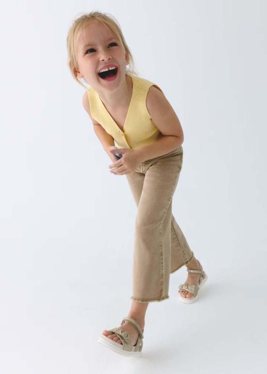  [키즈] 컬러드 오가닉스 팬츠 키즈  메이오랄 와이드 레그 트윌 - COLORED ORGANICS