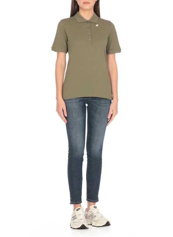 26SS 까웨 폴로 티셔츠 K8127YW V15 Verde - K-WAY