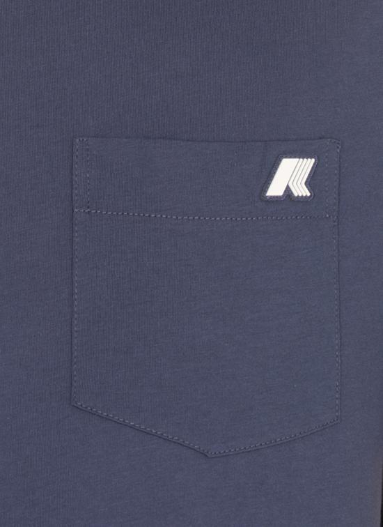 26SS 까웨 반팔 티셔츠 K31368W B67 Blu - K-WAY