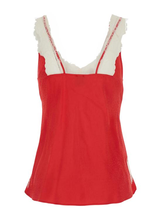 26SS 핑코 민소매 티셔츠 107905A3PAR42 Red - PINKO