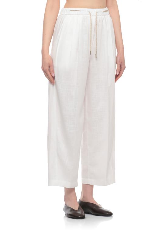 26SS 에르노 스트레이트 팬츠 PT000222D 126891000 White - HERNO