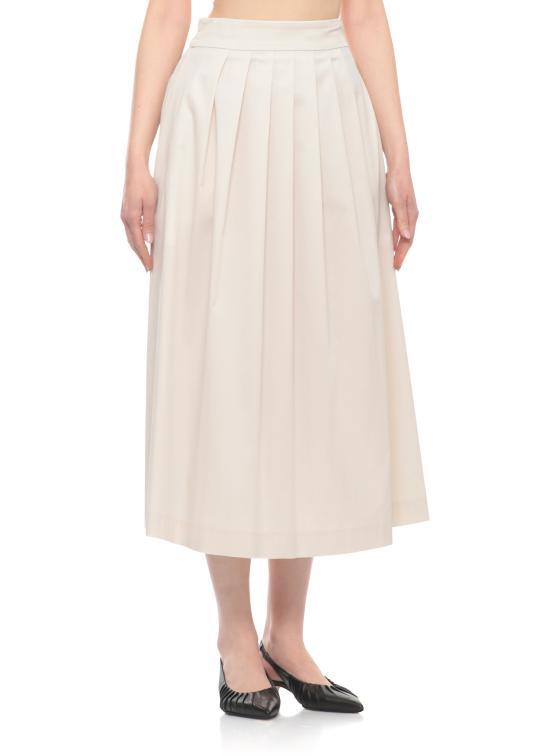 26SS 피티토리노 미디 스커트 CDGODS000STD VD050010 White - PT TORINO