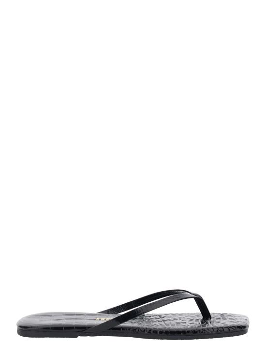 26SS 티키스 샌들 SQUARETOELILY52 Black