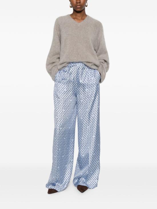 26SS 막스마라 스트레이트 팬츠 11131131600 009 Azzurro - MAX MARA