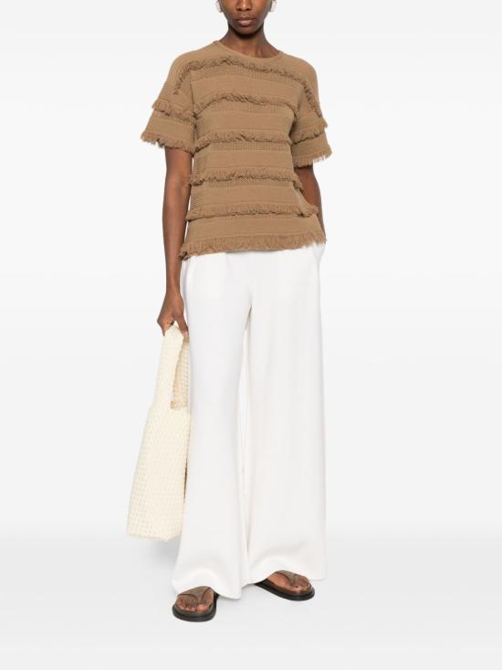 26SS 막스마라 스트레이트 팬츠 11331011600 001 Bianco - MAX MARA
