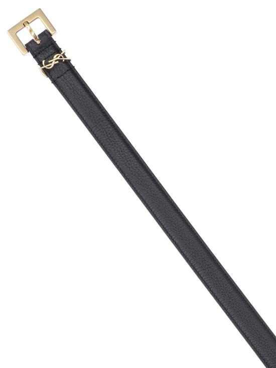 26SS 생로랑 카산드라 씬 스퀘어 버클 벨트 554465 DTI0W 1000 - SAINT LAURENT