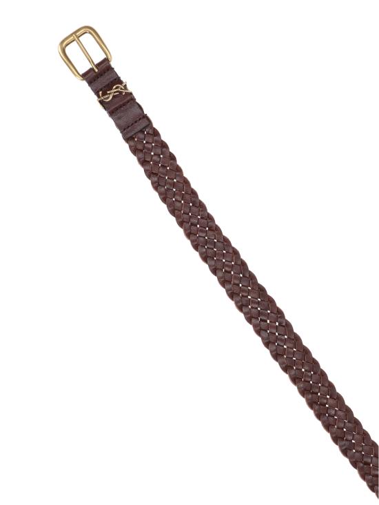 26SS 생로랑 가죽 벨트 859141 AAEJG 2596 Marrone - SAINT LAURENT