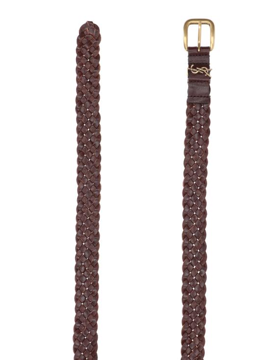26SS 생로랑 가죽 벨트 859141 AAEJG 2596 Marrone - SAINT LAURENT