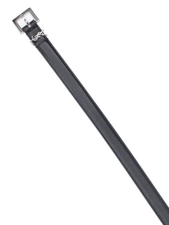 26SS 생로랑 카산드라 씬 스퀘어 버클 벨트 554465 BOO0N 1000 - SAINT LAURENT