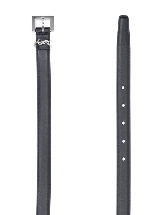 26SS 생로랑 카산드라 씬 스퀘어 버클 벨트 554465 BOO0N 1000 - SAINT LAURENT