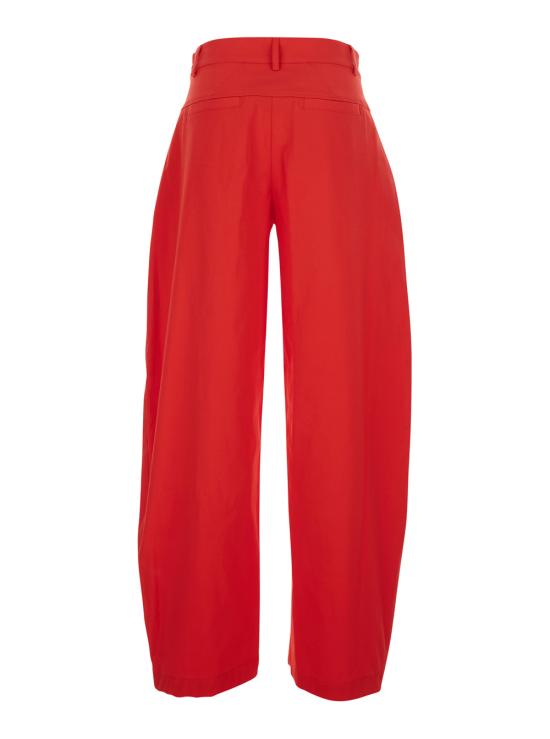 26SS 핑코 스트레이트 팬츠 107909A3PYR23 Red - PINKO